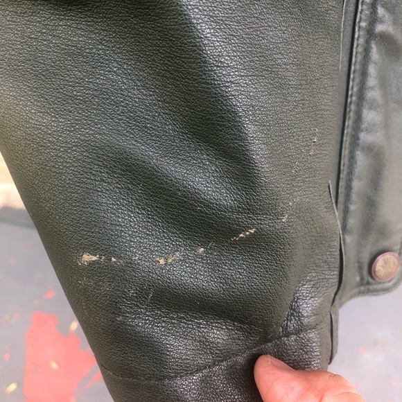 Wilson Leather Soft Green Hooded Leather Jacket - Picture 11 of 11